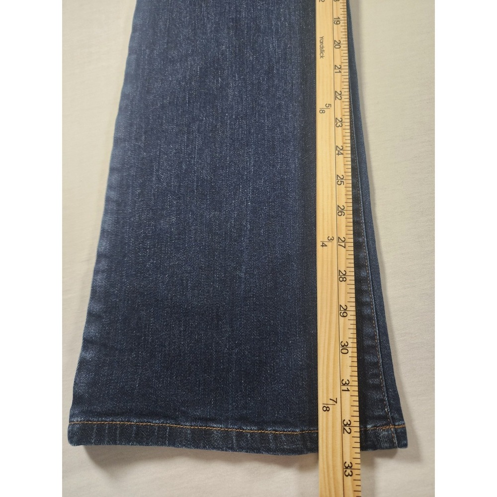 Lauren Ralph Lauren‎ Y2k Straight Mini Flare Classic Denim Womens 8 Mid Rise - Picture 4 of 12